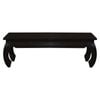 Dynasty Solid Timber Bench - Chocolate