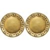 2PK LVD Resin Bumble Bee Border Round Trinket Dish Display Tray 14cm Gold