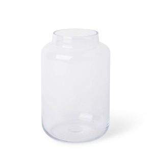 E Style 26cm Glass Tillie Flower Vase Decor - Clear