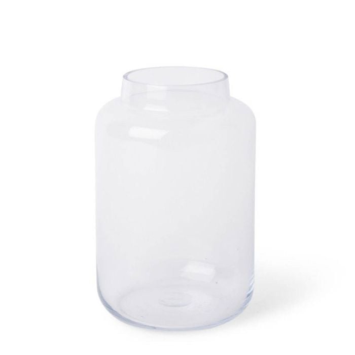E Style 26cm Glass Tillie Flower Vase Decor - Clear