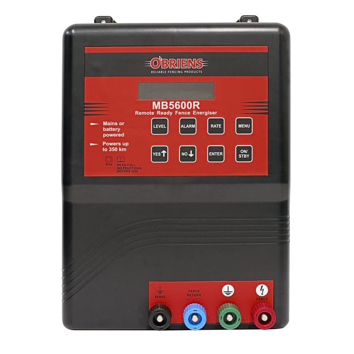 O'Briens 350km Electric Fencing Mains/Battery Energiser