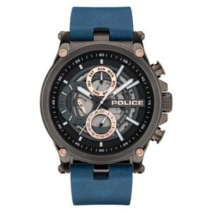 Police Taman Multi Function Leather Band Men's Watch (pewjf2108602)