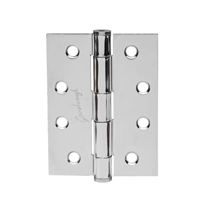 Gainsborough 100 x 75mm Bright Chrome Fixed Pin Hinge