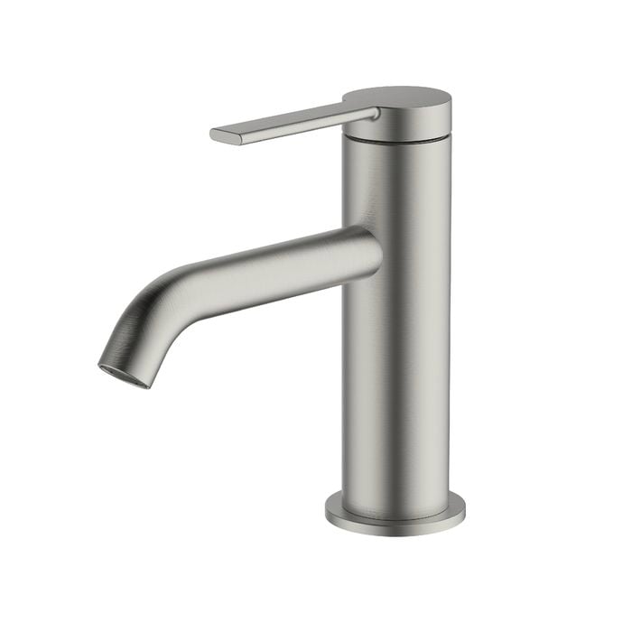Greens Brushed Nickel Penny Basin Mixer