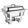 Olympia Chafing Dish Set Milan 1/2 Sized 3700ml Capacity Catering Buffet Food Warmer