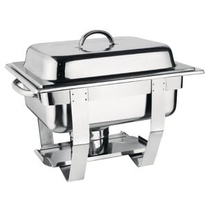Olympia Chafing Dish Set Milan 1/2 Sized 3700ml Capacity Catering Buffet Food Warmer