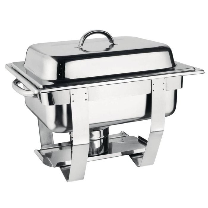 Olympia Chafing Dish Set Milan 1/2 Sized 3700ml Capacity Catering Buffet Food Warmer