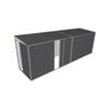 Build-a-Shed 1.5 x 6 x 2m Sliding Door Tunnel Shed with 1 Sliding Side Door - Grey