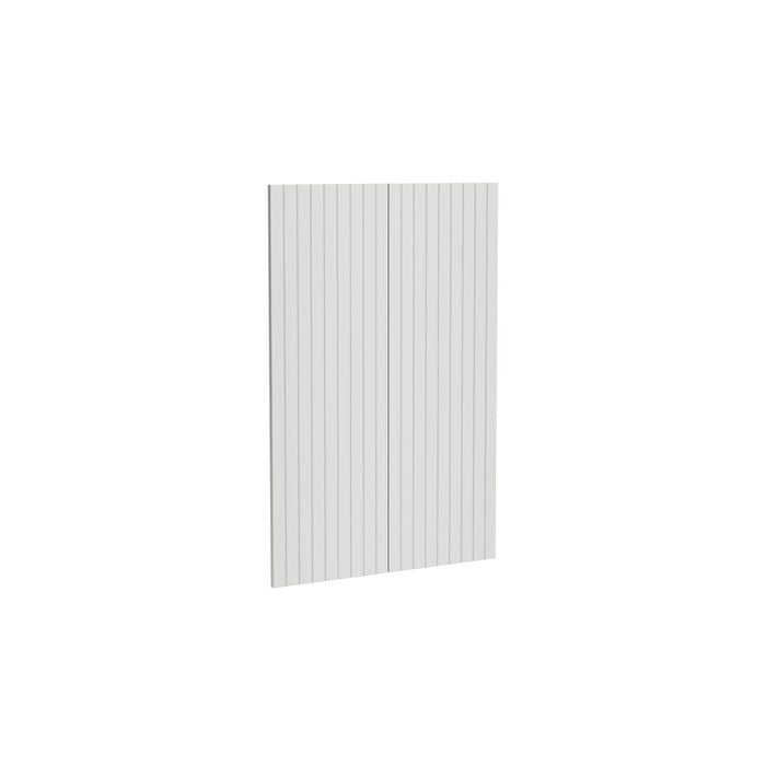 Kaboodle 900mm Sesame Salt V-Groove Medium Pantry Doors - 2 Pack