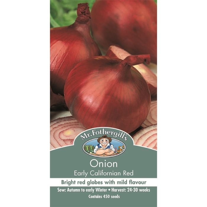 Mr Fothergill's Early Californian Red Onion Vegetable Seeds