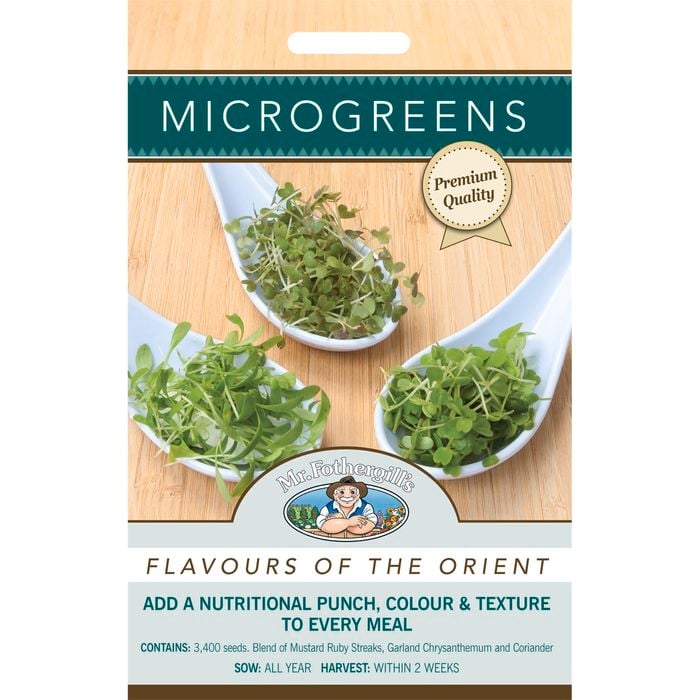 Mr Fothergill's Microgreens Flavours of the Orient Seeds