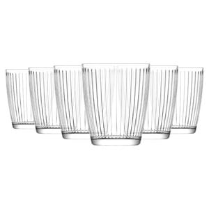 LAV Hestia Glass Tumblers - 340ml - Pack of 6