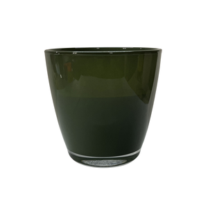 Marquee 13.5 x 13.5cm Oil Green Glass Pot Citronella Candle