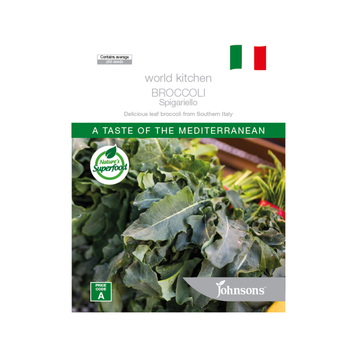 Johnsons World Kitchen Broccoli Spigariello Seeds