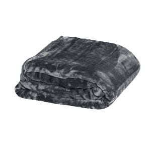 750gsm 3.5kg Double Layer Faux Mink Blanket Queen 200x240 Cm Shark