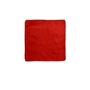 Lollipop Cotton Piped Square Cushion Cover 40 x 40 cm Ruby