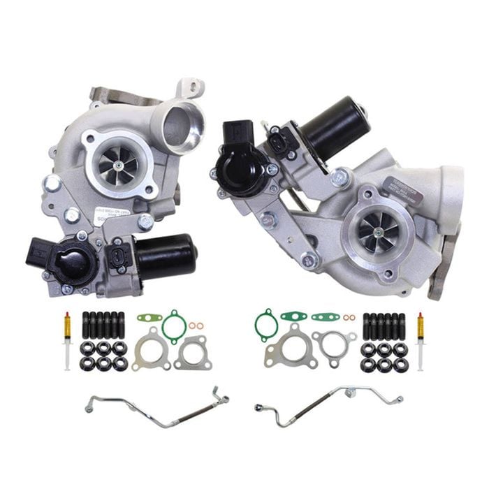 Upgrade Billet Turbo Charger With Genuine Oil Feed Pipe For Toyota Landcruiser 200 Series Vdj200 1vd-ftv 4.5l