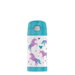 Thermos  FUNtainer Vacuum Insulated Drink Bottle 355ml - Unicorns