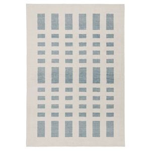 Loopsie-290cm X 200cm-wingate Blue Printed Washable Rug