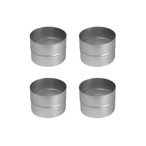 Deflecto 150mm Galvanised Duct Connector - 4 Pack
