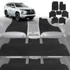 6D Diamond Car Floor Mats for Mitsubishi Pajero Sport 2015-Current-Ultimate Set-Black-Outback GT