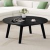 ALFORDSON Coffee Table Wooden Leg 75cm Black
