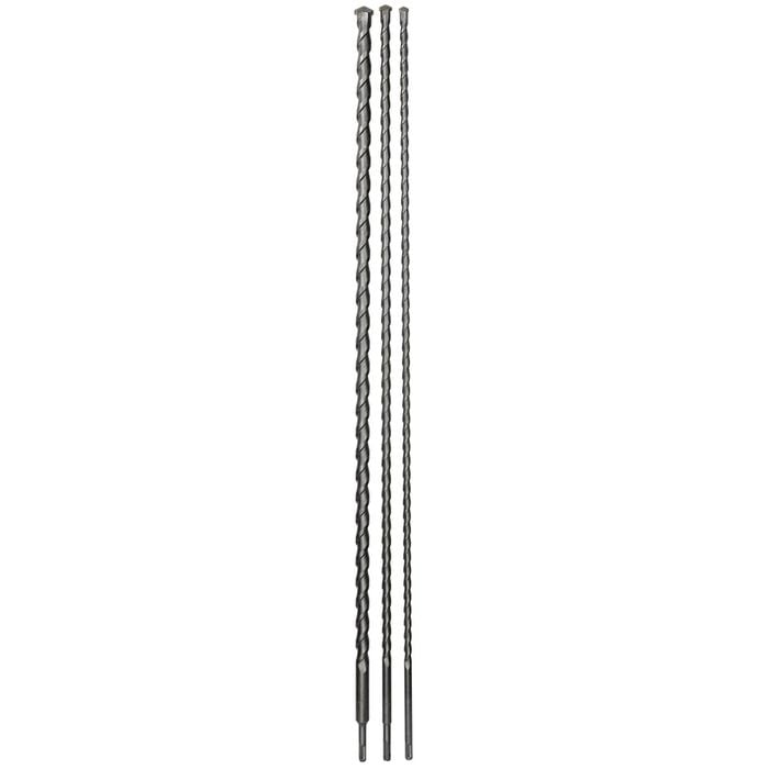 Craftright 3 Piece SDS Long Drill Bit Masonry Set