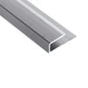 Roberts 8mm x 3.3m Silver Laminate Trim End