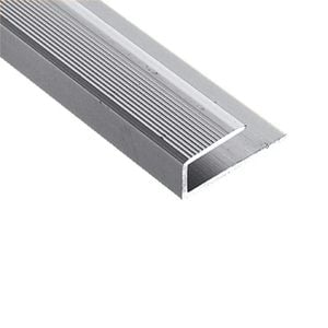 Roberts 8mm x 3.3m Silver Laminate Trim End