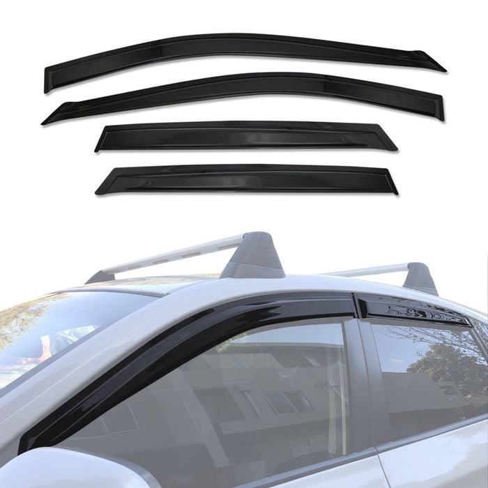 AUSGO Luxury Weather Shields for Subaru Impreza 2007-2013 G3 Series Weathershields Window Visors Wind Deflectors