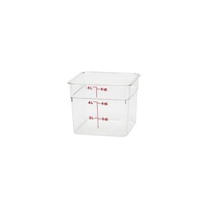 Cambro CamSquare Storage Container Polycarbonate Clear 215x215x185mm / 5.7Lt