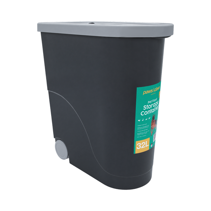 Paws And Claws 32L Pet Food Storer With Scoop