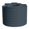 Clark Tanks 5000L Squat Round Poly Water Tank - Metal Grey