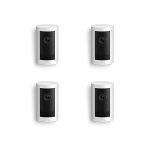 Ring 4-Pack White Outdoor Camera Plus Battery