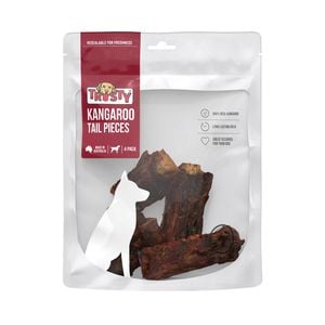 Trusty Kangaroo Tails Adult Dog Treats - 4 Pieces