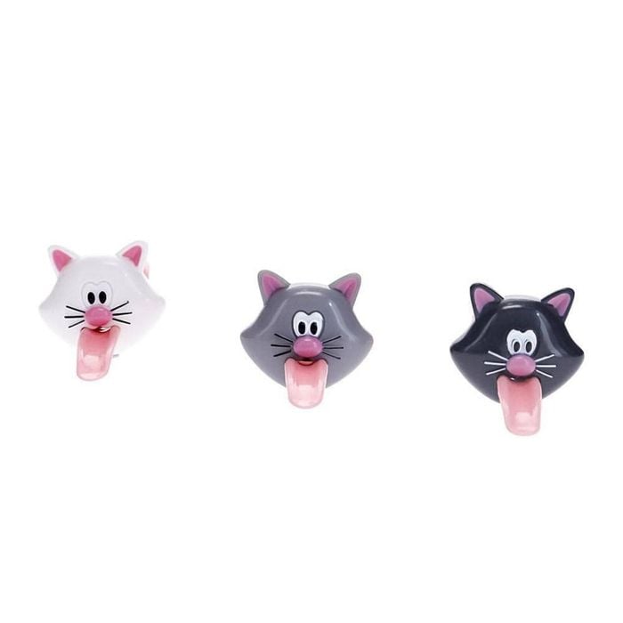 Joie Meow Novelty Cat Bag Ties Set Of 3