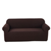 LushCovers Stretchable Water-Repellent Sofa Pet Protect Elastic Lounge Couch Cover - 4 Seater - Grain Brown