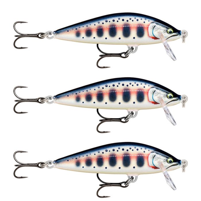 3x Rapala 5.5cm Countdown Sinking Hardbody Balsa Fishing Lures - Gilded Yamame