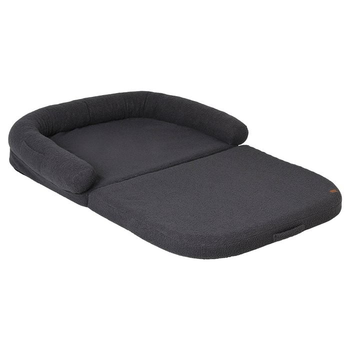 Tedi's Foldable Human Size Dog Calming Bed Memory Foam Orthopedic XXXL in Grey