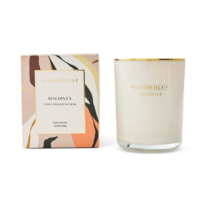Salt & Pepper Wanderlust Candle With Lid 425g