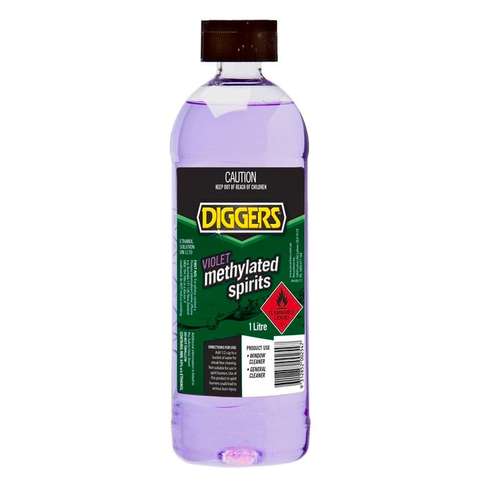 Diggers Violet Methylated Spirits - 1L