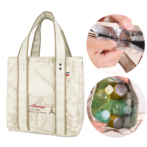 Portable 22*11.5*25cm Insulated Lunch Bag Food Container Picnic Storage Handbag