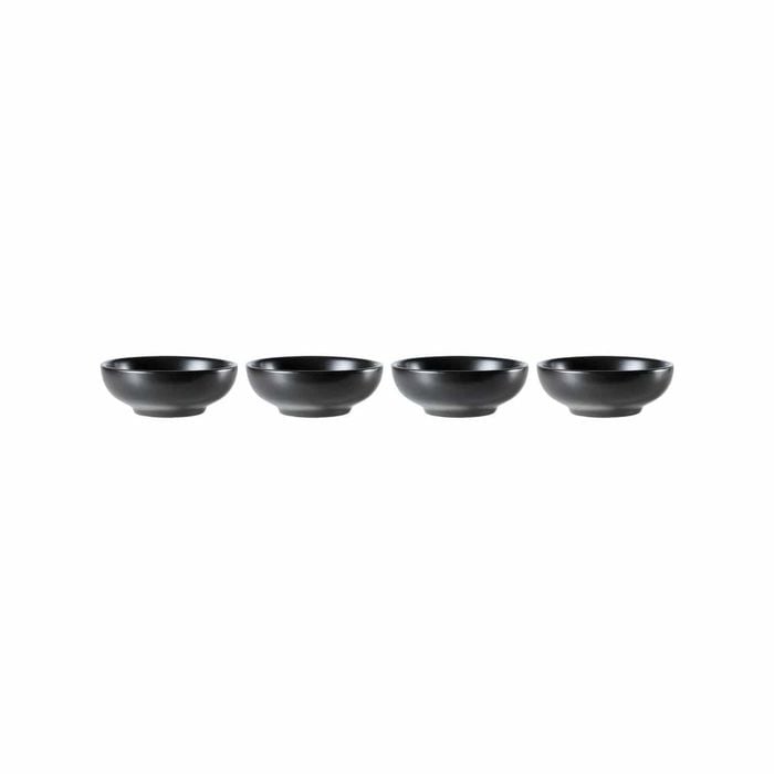 Alex Liddy Share Stoneware Sauce Dish Set Of 4 8x2cm Black