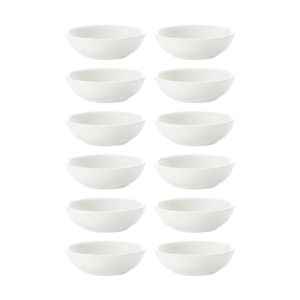 12PK Maxwell & Williams White Basics Round Sauce 7cm