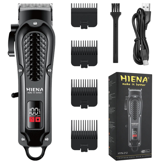 NNEOBA Electric Hair Clipper & Beard Trimmer USB Cordless Tool for Men Black