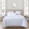 Byron King Bed Quilt Cover Percale Cotton White Home Bedding