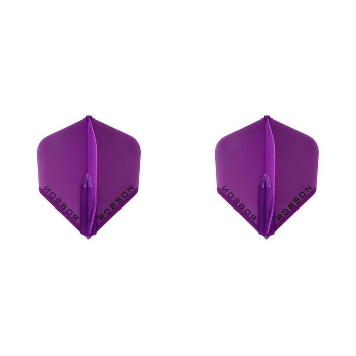 2x 3pc Robson Plus Dart Flights Standard Accessory Set - Violet