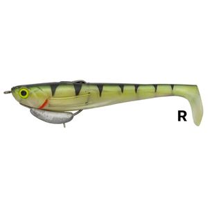 Zerek Flat Shad Pro 4.5" Snagless Soft Plastic Fishing Lure Redfin