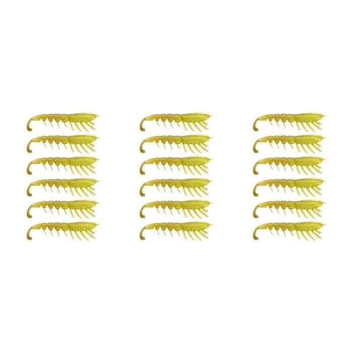 3x 6PK 3In Rapala Crush City The Imposter Plastic Prawn Lures - Banana Prawn