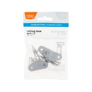 Taskmaster 8mm Stainless Steel Lashing Hook - 4 Pack